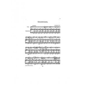 Sitt, A Gondoliera Vln/Pf