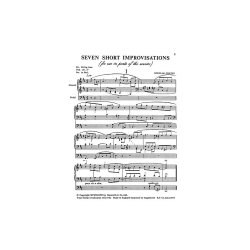 Douglas Coates: Seven Short Improvisations For Organ