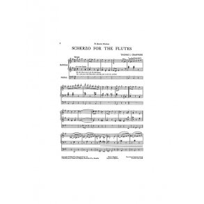 Thomas J. Crawford: Scherzo For Flutes for Organ