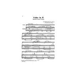 Moritz Moszkowski: Waltz In E For Violin And Piano Op.34 No.1