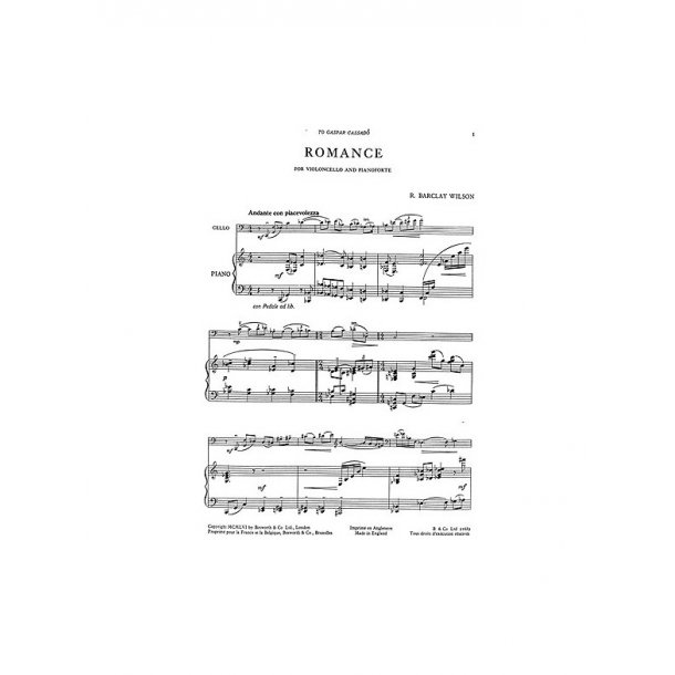 Wilson, B Romance Vlc/Pf