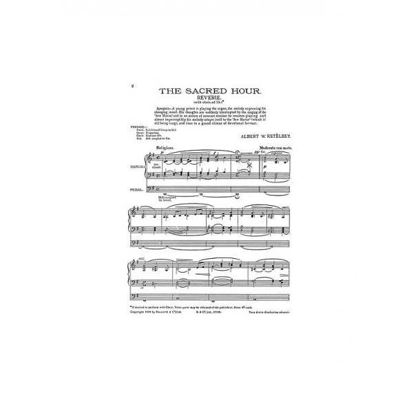 Albert Ketelbey: The Sacred Hour (Organ)