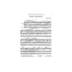W.S. Lloyd Webber: Four Epilogues For Organ