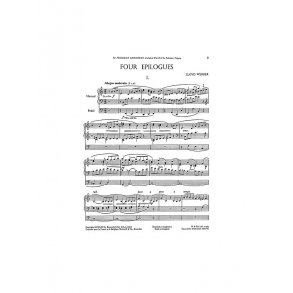 W.S. Lloyd Webber: Four Epilogues For Organ