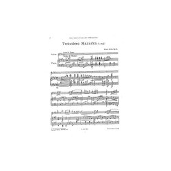 Franz Drdla: Troisieme Mazurka For Violin And Piano Op.24