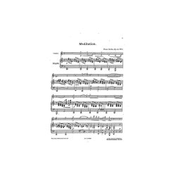 Franz Drdla: Meditation For Violin And Piano Op.34 No.1