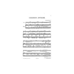 Franz Drdla: Chanson Joyeuse For Violin And Piano Op.43