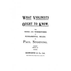 What Violinists Ought To Know