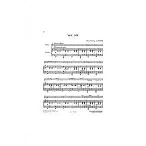 Oskar Rieding: Waltz For Violin And Piano Op.22 No.2