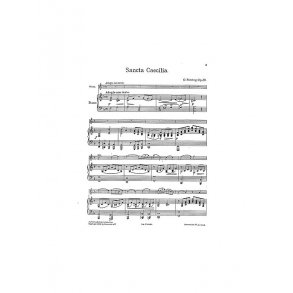 Oskar Rieding: Sancta Caecilia Op.29