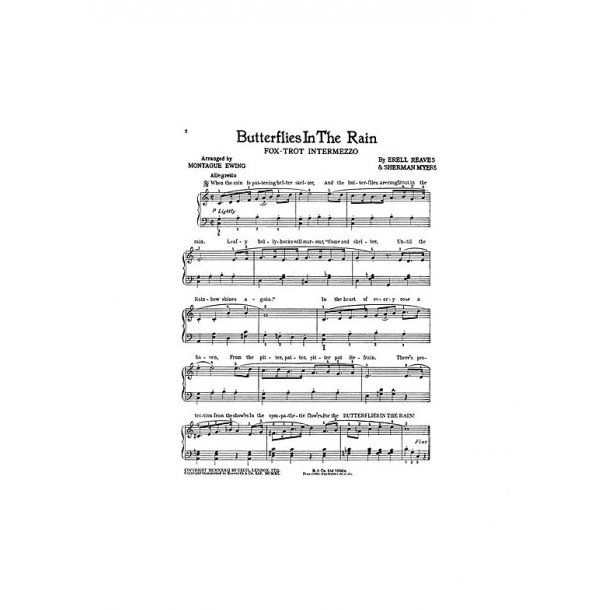 Sherman Myers: Butterflies In The Rain