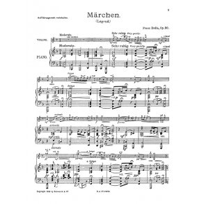 Drdla, F Marchen Op.80 Vln/Pf