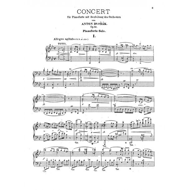 Antonin Dvorak: Piano Concerto Op.33