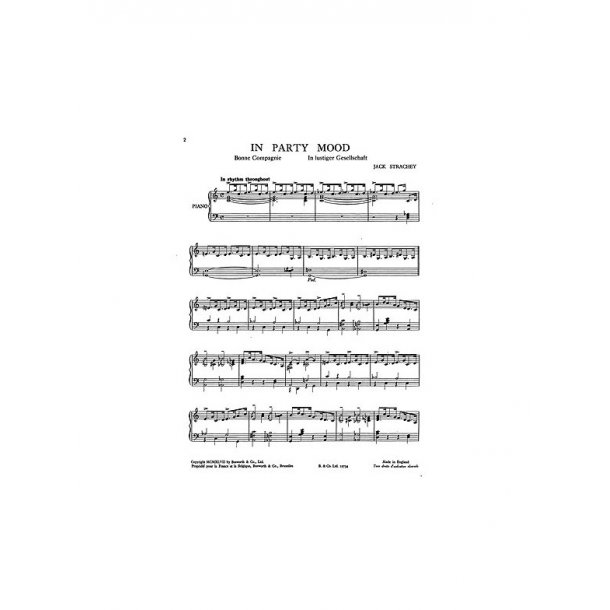 Strachey, J In Party Mood Pf