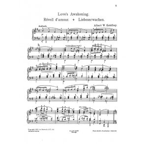Albert Ketelbey: Loves Awakening (Piano)