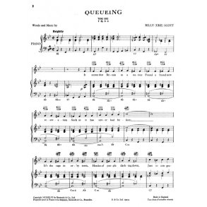 Scott, Billy Queueing Vce/Pf/Uke