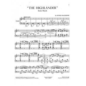Blackmore, G The Highlander Piano