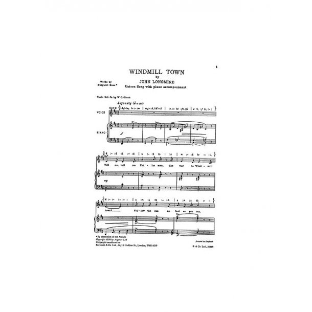 Longmire, J Windmill Town Unison