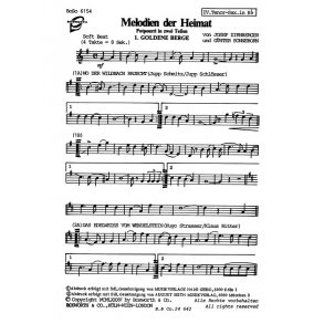 Zirnberger, J/Sonneborn Melodien Der Heimat 1 & 2 Tocm Bnd