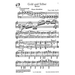 Lehar, F Gold And Silver Waltz Orch Pf Sc/Pts