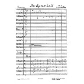 Heuberger, R Der Opernball Overture (Kochmann) Orch Fs/Pts
