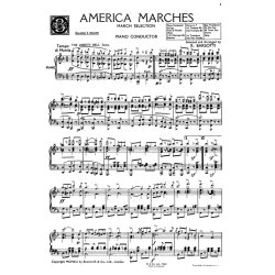 Barsotti, R America Marches Orch Pf Sc/Pts