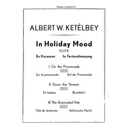 Ketelbey, In Holiday Mood Suite In Ferienstimmung Orch Pf Sc/Pts