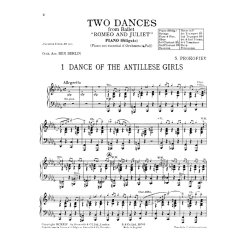 Sergei Prokofiev: Two Dances From Romeo And Juliet Ballet Suite No.2 (Score And Parts)