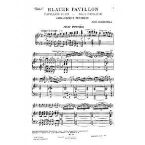 Armandola, J Blue Pavilion Blauer Pavillon Orch Pf Sc/Pts