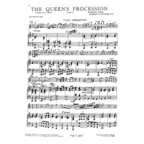 Chuckerbutty, O The Queen's Procession Orch Pf Sc/Pts