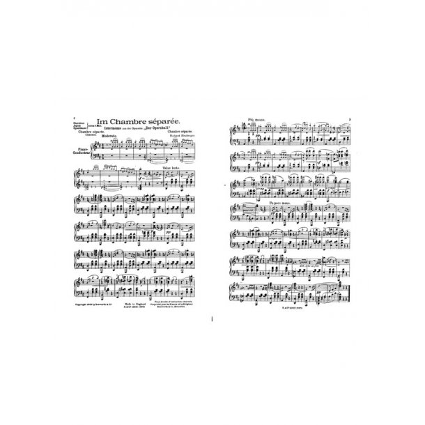 Richard Heuberger: Im Chambre Separee (Score And Parts)
