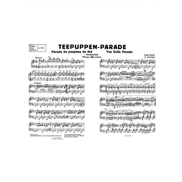 L. Noiret: Tea Dolls? Parade (Piano Score/Parts)