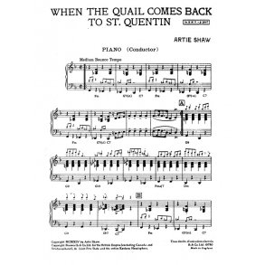 Shaw, A When The Quail Comes Back To St Quentin Jzsw Bnd