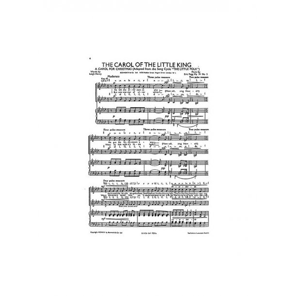 Fogg, E Carol Of The Little King And Jesukin Sa