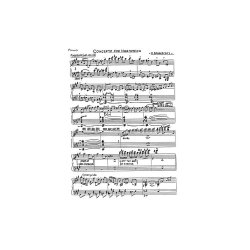 Michael Spivakovsky: Concerto For Harmonica And Orchestra (Piano Reduction)