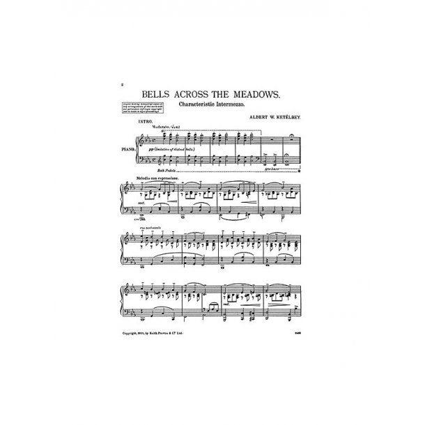 Albert Ketelbey: Bells Across The Meadows (Glocken In Der Ferne)