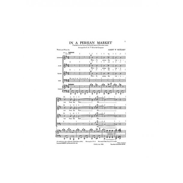 Ketelbey, A W In A Persian Market SATB