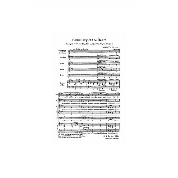 Albert William Ketelbey: Sanctuary Of The Heart (SATB)