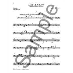 Brian Chapple: A Bit Of A Blow (Trombone Edition - Bass & Treble Clef)