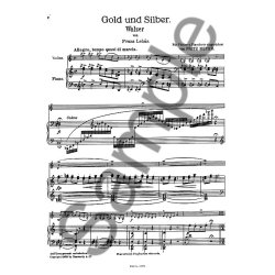 Franz Lehar: Gold Und Silber (Violin/Piano)