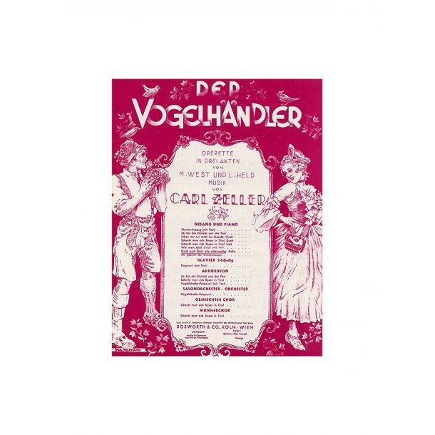 Carl Zeller: Gruss Euch Gott, Alle Miteinander