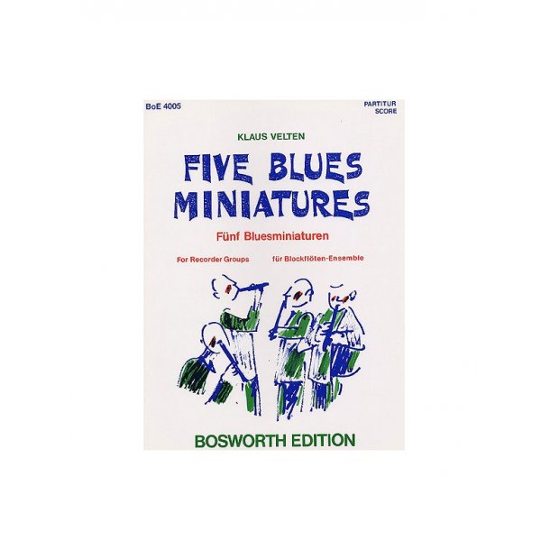 F&uuml;nf Bluesminiaturen
