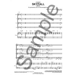 Adele: Skyfall (SATB/Piano Pack)