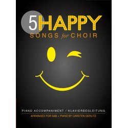 5 Happy Songs For Choir - SAB (Score/5 Parts)