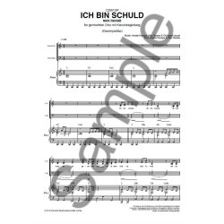 Max Raabe: Ich Bin Schuld (SATB/Piano)