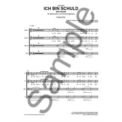 Max Raabe: Ich Bin Schuld (TTBB/Piano)