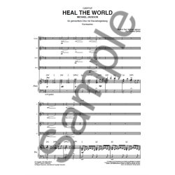 Michael Jackson: Heal The World - SATB & Piano