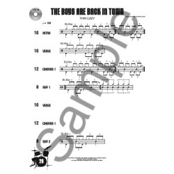 Drum Along - 10 Hard Rock Songs 2.0 (Book/CD)