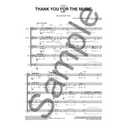 Pop Choir Classics: ABBA - Thank You For The Music (SSATB)
