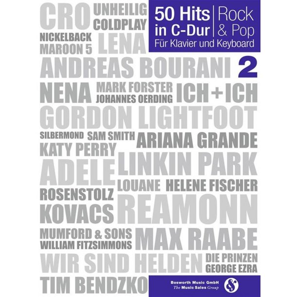 50 Hits In C-Dur: Rock &amp; Pop Band 2
